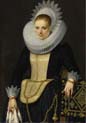 portrait of a lady in elegant dress
